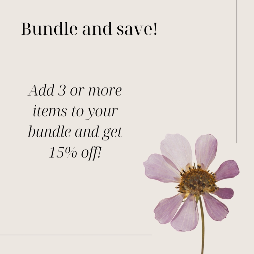 Buy 3 and get 15% off!